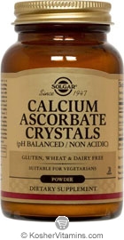 Solgar Kosher Calcium Ascorbate Crystals 8.8 OZ