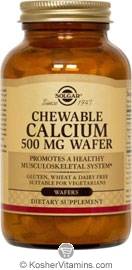 Solgar Chewable Calcium 500 mg 60 Chewable Tablets