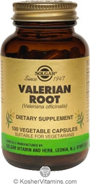 Solgar Valerian Root 100 Vegetable Capsules