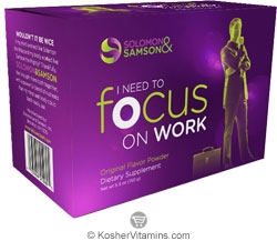 Solomon & Samson Kosher I Need To Focus on Work Original Flavor Powder  5.3 OZ