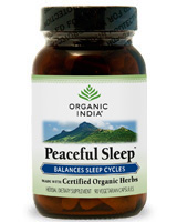 Organic India Kosher Peaceful Sleep Organic 90 Vegicaps