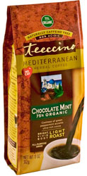 Teeccino Kosher Herbal Coffee Organic Chocolate Mint Mediterranean 11 OZ