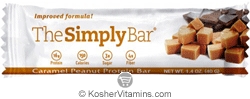 The Simply Bar Kosher Protein Bar Caramel Peanut 15 Bars