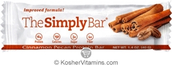 The Simply Bar Kosher Protein Bar Cinnamon Pecan 15 Bars