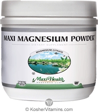 Maxi Health Kosher Maxi Magnesium Citrate Powder 8 OZ