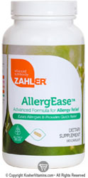Zahlers Kosher AllergEase 180 Capsules