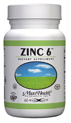 Maxi Health Kosher Zinc 6 60 Vegicaps