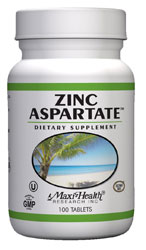 Maxi Health Kosher Zinc Aspartate 100 TAB