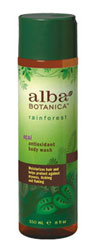 Alba Botanica Rainforest Acai Bdy Wash 8 OZ