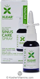 Xlear Kosher All Natural Sinus Care Spray with Xylitol 1.5 OZ