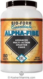 Bio-Form Essentials Kosher Alpha-Fibe Advanced Multi-Action Smarter Fiber 180 Tablets