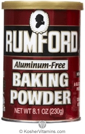 Rumford Kosher Aluminum-Free Baking Powder 8.1 OZ