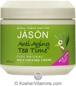 Jason Anti-Aging Tea Time Pure Natural Moisturizing Creme 4 OZ