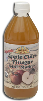 Dynamic Health Kosher Organic 100% Pure Apple Cider Vinegar 16 Oz.