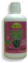 Dynamic Health Kosher Aloe Vera Juice - Cranberry Flavor 32 Oz.