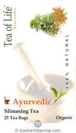 Tea Of Life Kosher Ayurvedic Slimming Tea Organic 25 Tea Bags