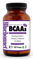 Bluebonnet Kosher BCAAs 120 Vcaps