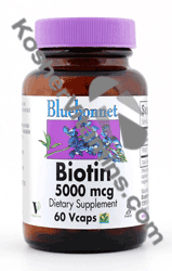 Bluebonnet Kosher Biotin 5000