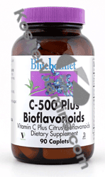 Bluebonnet Kosher C-500 mg Plus Bioflavonoids 90 Caplets