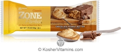 Zone Perfect Kosher Nutrition Bar Classic Chocolate Peanut Butter Dairy 12 Bars