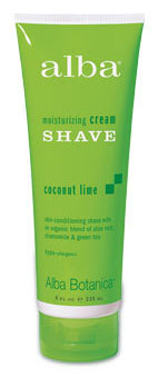 Alba Botanica Cream Shave Coconut Lime 8 OZ