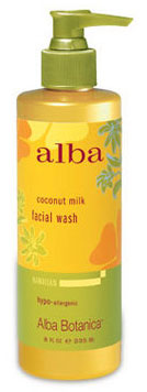 Alba Botanica Facial Wash Coconut Milk 8 OZ