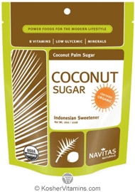 Navitas Naturals Kosher Organic Coconut Palm Sugar 16 OZ
