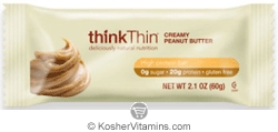 Think Thin Kosher Creamy Peanut Butter Protein Bar Dairy 10 Bars