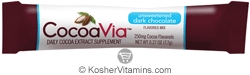 CocoaVia Kosher Daily Cocoa Extract Supplement Unsweetened Dark Chocolate 1 Packet