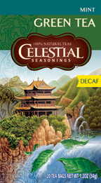Celestial Seasonings Kosher Decaf Mint Green Tea 20 Bags