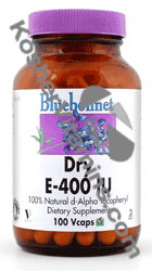 Bluebonnet Kosher Dry E-400 I.U. 250 Vcaps