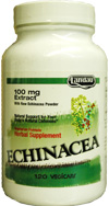 Landau Kosher Echinacea 100 Mg. Extract 60 Vegicaps