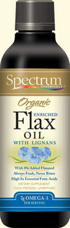 Spectrum Kosher Organic Enriched Flax Seed Oil with Lignans 24 OZ