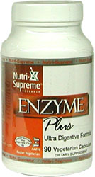 Nutri-Supreme Research Kosher Enzyme Plus New Formula!  90 Vegetarian  Capsules