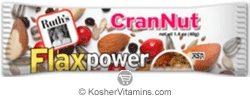 Ruth&rsquo;s Hemp Food Kosher Flax Power Bar CranNut 12 Bars