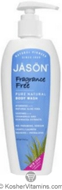 Jason Fragrance Free Pure Natural Body Wash 16 OZ