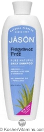 Jason Fragrance Free Pure Natural Daily Shampoo 16 OZ