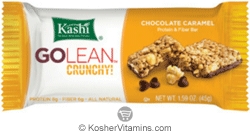 Kashi Kosher GOLEAN Crunchy! Protein & Fiber Bar Chocolate Caramel Dairy 12 Bars