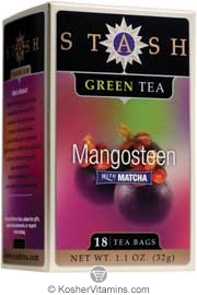 Stash Tea Kosher Premium Mangosteen Green Tea With Matcha - Case Of 6 18 Tea Bags
