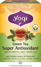 Yogi Tea Kosher Green Tea Super Anti-Oxidant 16 Tea Bags