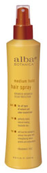 Alba Botanica Hair Spray Medium Hold 8 OZ