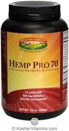 Manitoba Harvest Kosher Hemp Pro 70 - Water Soluble 70% Protein Concentrate 32 OZ