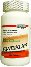 Landau Kosher Hi-Vitalan Multiple Vitamins with Minerals 90 TAB