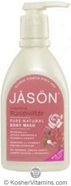 Jason Invigorating Rosewater Pure Natural Body Wash 30 OZ