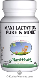 Maxi Health Kosher Maxi Lactation Pure & More 135 MaxiCaps