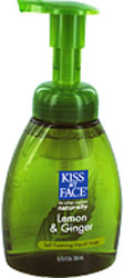 Kiss My Face Self Foaming Liquid Soap  Lemon & Ginger 8.75 OZ