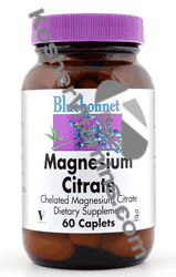 Bluebonnet Kosher Magnesium Citrate 60 Caplets