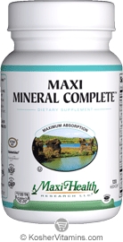 Maxi Health Kosher Maxi Mineral Complete 120 MaxiCaps