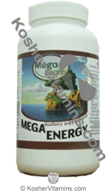 Mega Health Kosher Mega Energy 100 Capsules