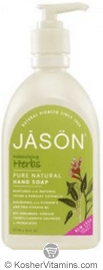 Jason Moisturizing Herbs Pure Natural Hand Soap 16 OZ